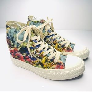 converse chuck taylor wedge heels